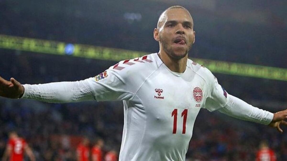 منتخب الدنمارك:  اللاعبون الدنماركيون: 22 لاعبًا – عدد المجنسين: 4 لاعبين من أصل غير دنماركي، أبرزهم: مارتن برايثوايت.