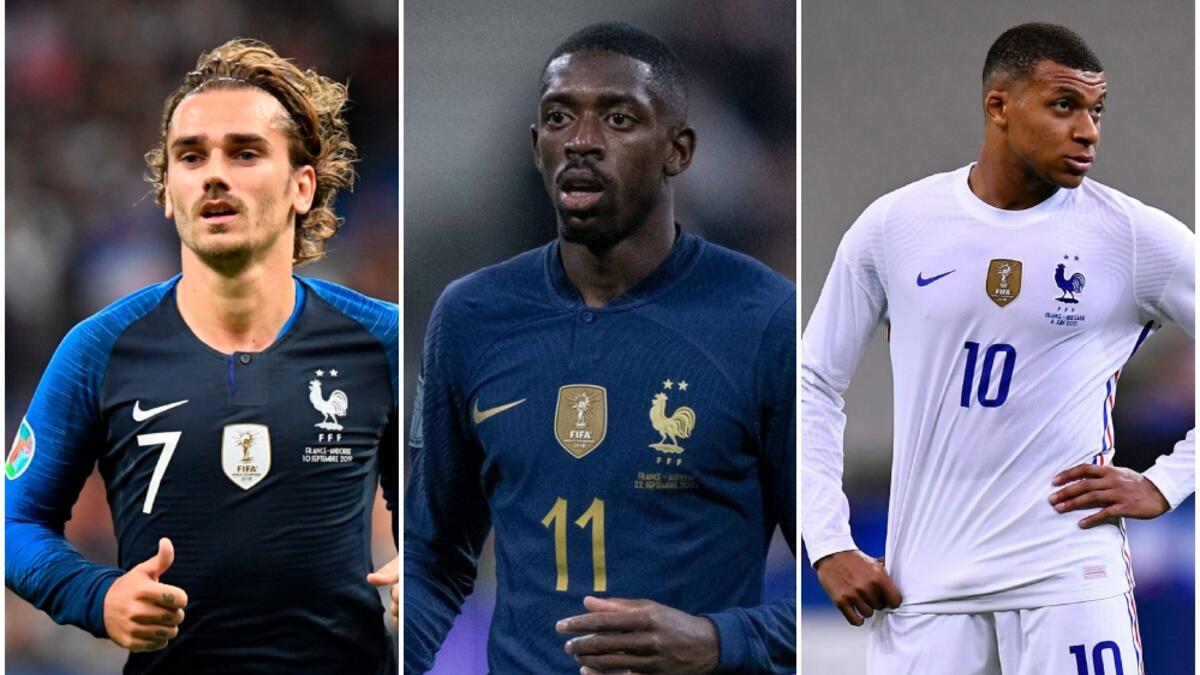 منتخب فرنسا:  اللاعبون الفرنسيون: 3 لاعبين فقط - اللاعبون المجنسون: 22 لاعبًا من أصل غير فرنسي، أبرزهم: كيليان مبابي وعثمان ديمبلي وأنطوان غريزمان.