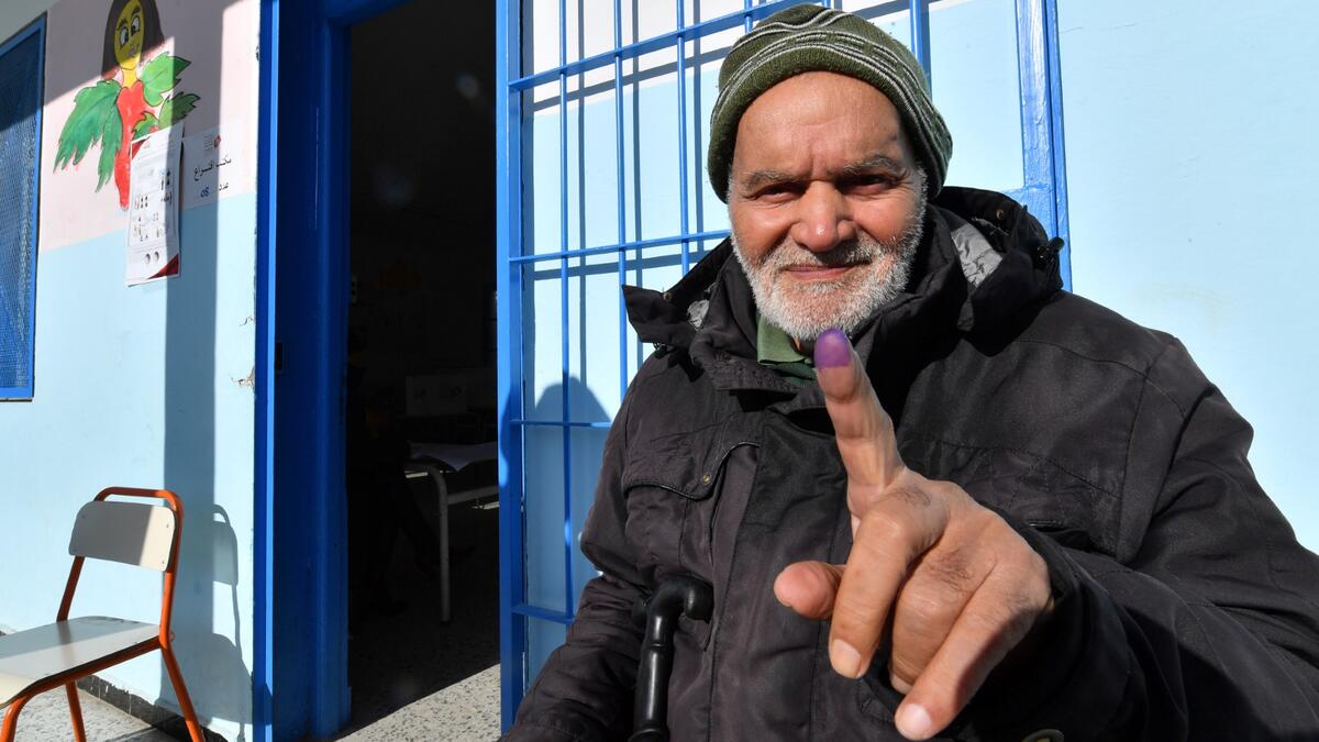 Tunisian voter