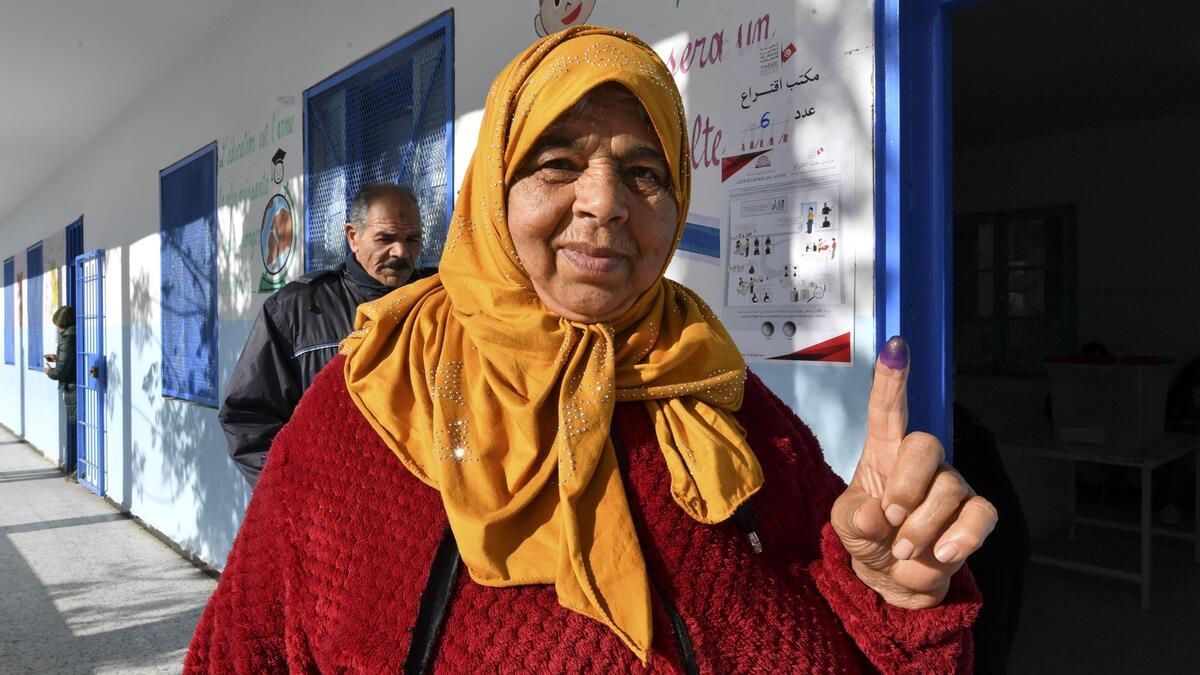Tunisian voter