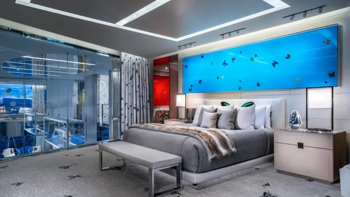 Most expensive room rate: $100,000 per night for The Empathy Suite  Location: Las Vegas, United States