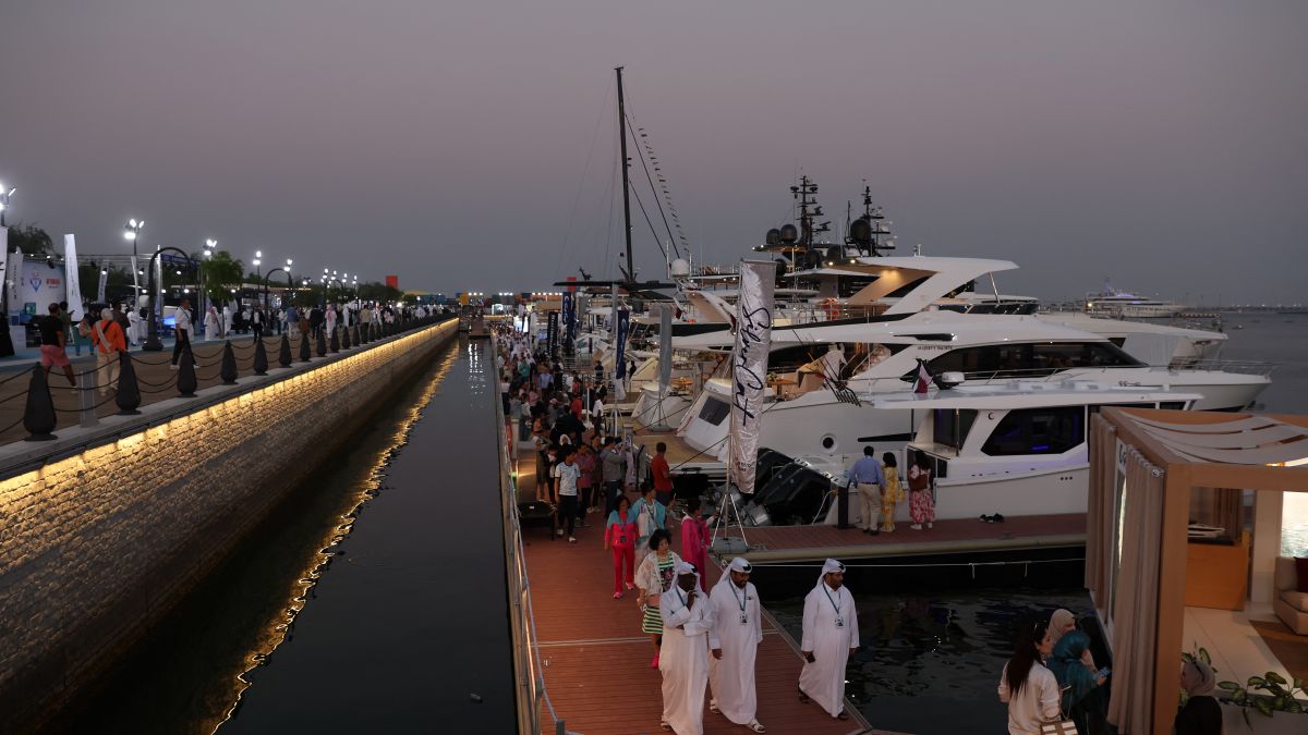 The show underscored Qatar's growing reputation as a premier destination for luxury yachts and boats, delivering an unprecedented and exciting experience for visitors and exhibitors alike. (Photo by Afp)