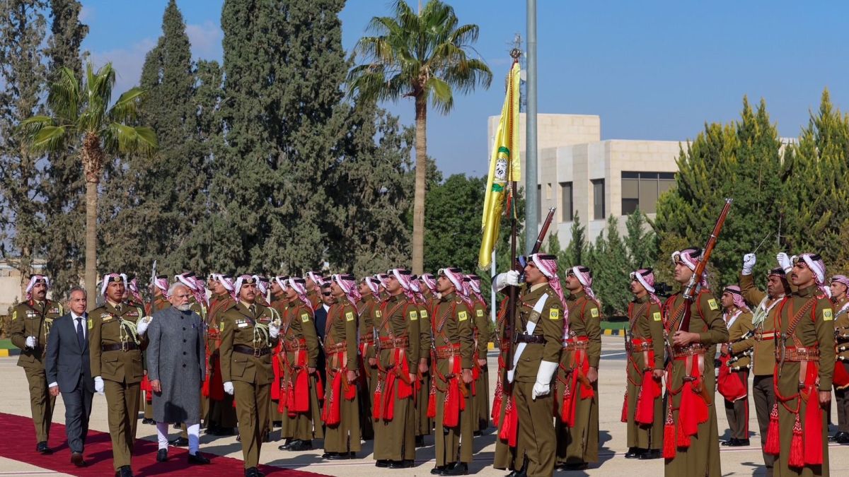 Indian PM visits Jordan