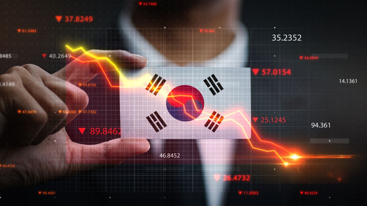 South Korean stocks plunge
