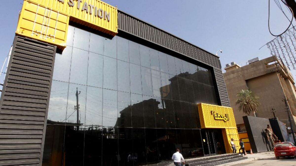 Iraqis attend a meeting at "The Station", Baghdad's incubator for would-be entrepreneurs, in the Iraqi capital on November 17, 2018.
SABAH ARAR / AFP