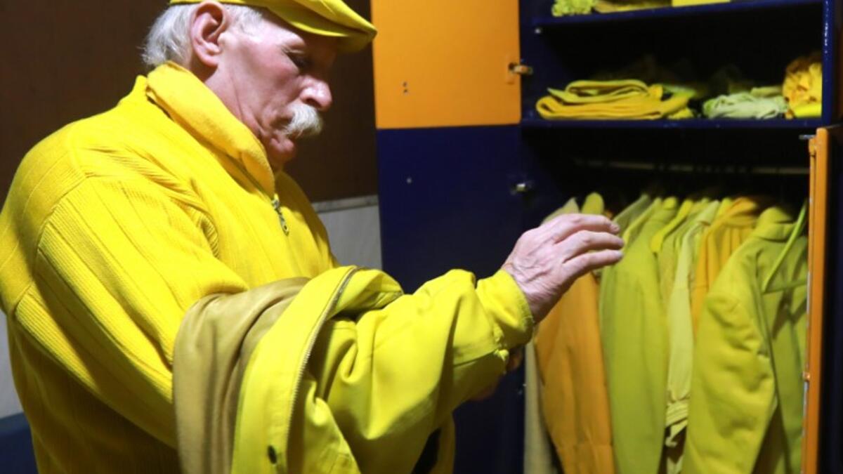 For nearly 36 years, the 70-year-old has strictly abided by a full monochrome look, sporting only yellow apparel and accessories. 

LOUAI BESHARA / AFP