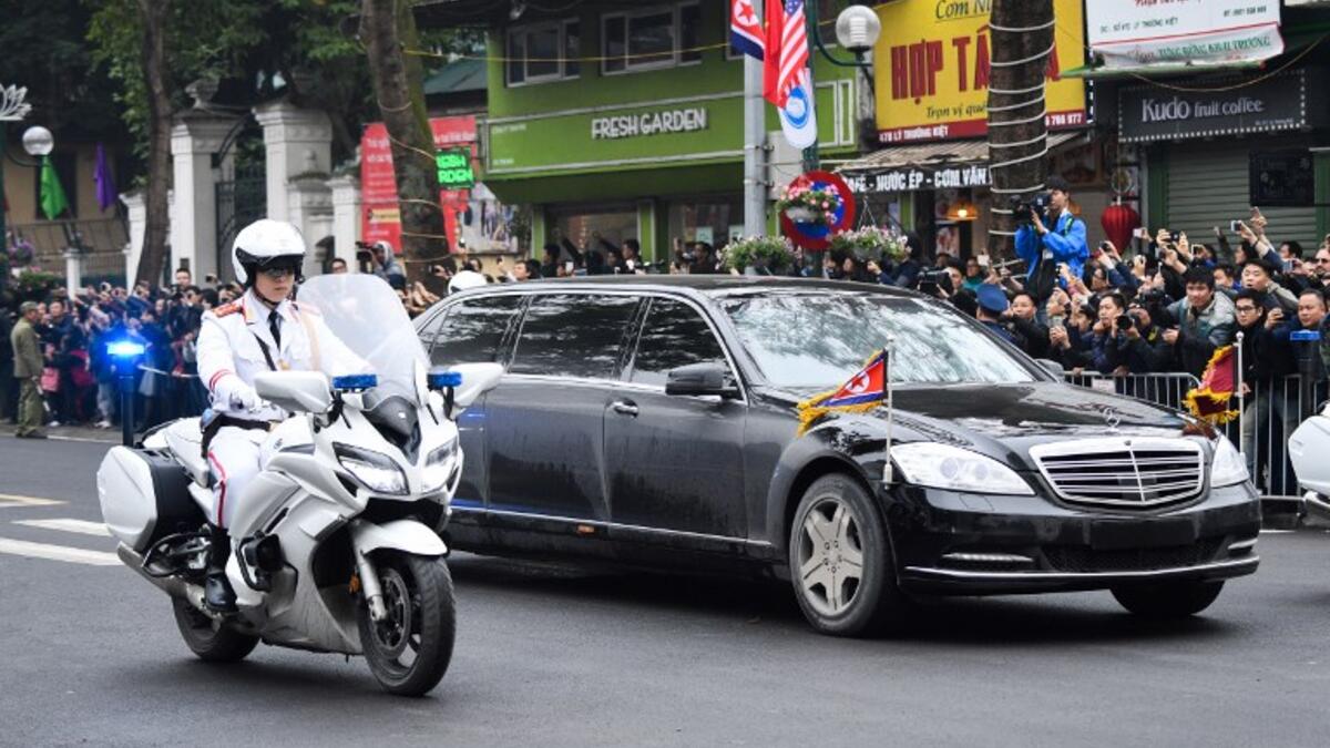 North Korean leader Kim Jong Un crossed into Vietnam on February 26 after a marathon train journey for a second summit showdown with Donald Trump, with the world looking for concrete progress over the North's nuclear programme.
Noel CELIS / AFP