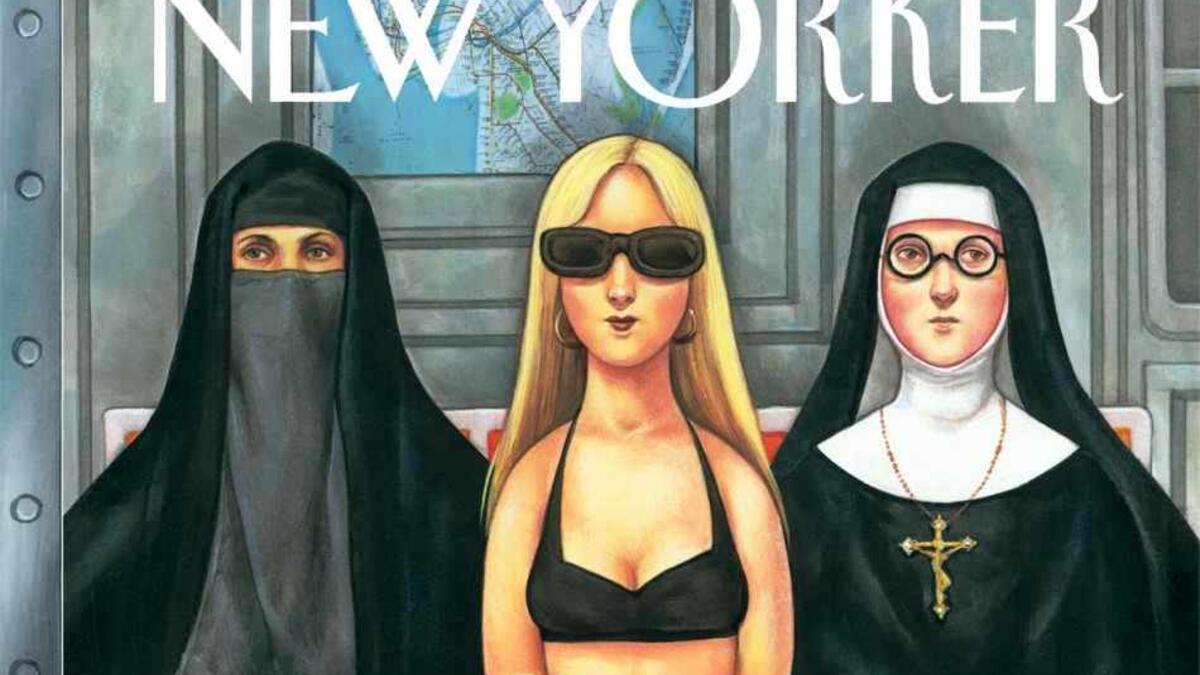 new-yorker-cover-july-30-2007-woman-veil-burqa-bikini-nun