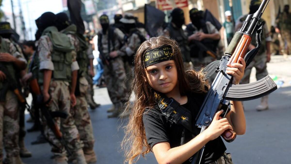 Al-Quds Brigades Female Fighters (static.seattletimes)