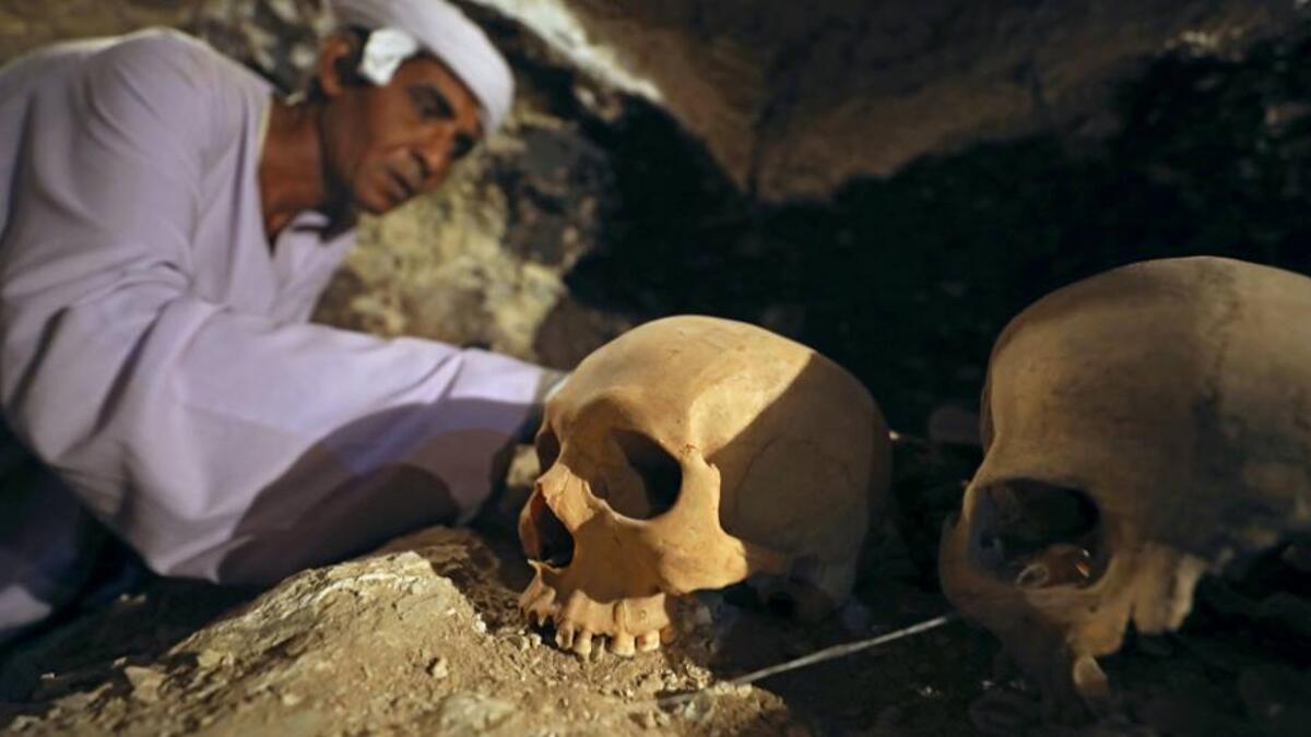 المقبرة هي الاكتشاف الأثري الثاني في المنطقة خلال هذا العام