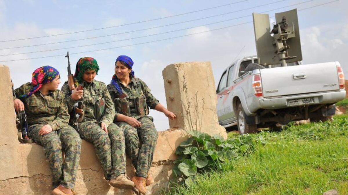 YPJ women Kurdistan Syria
