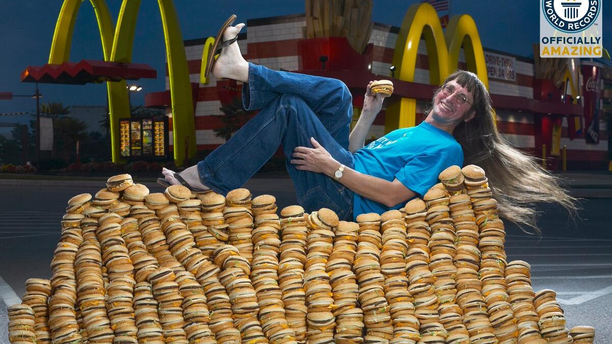 Go, 'Murica. U.S. resident Donald A. Gorske consumed his 26,000th McDonald's Big Mac on October 11, 2012 — after 40 years of eating Big Macs on a daily basis. (Twitter)