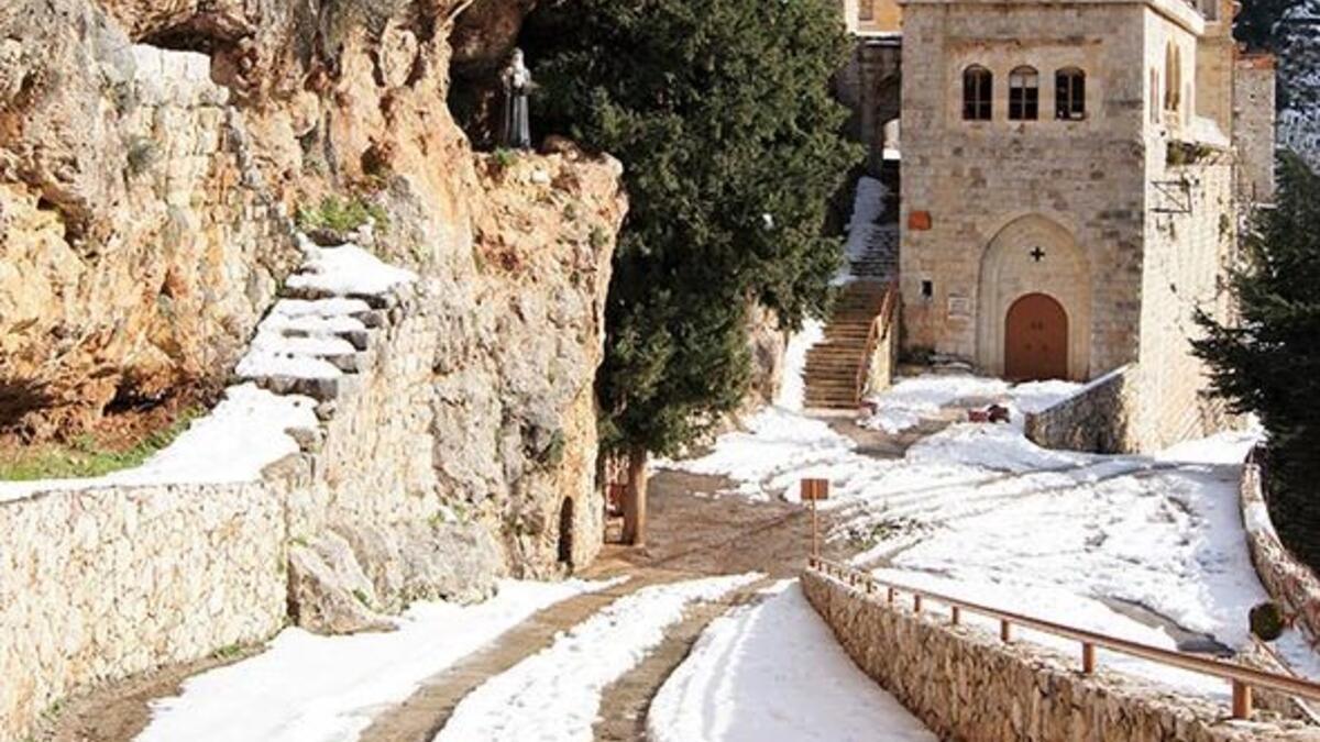 Monastery of Kozhaya in Kadisha Valley  (Twitter)