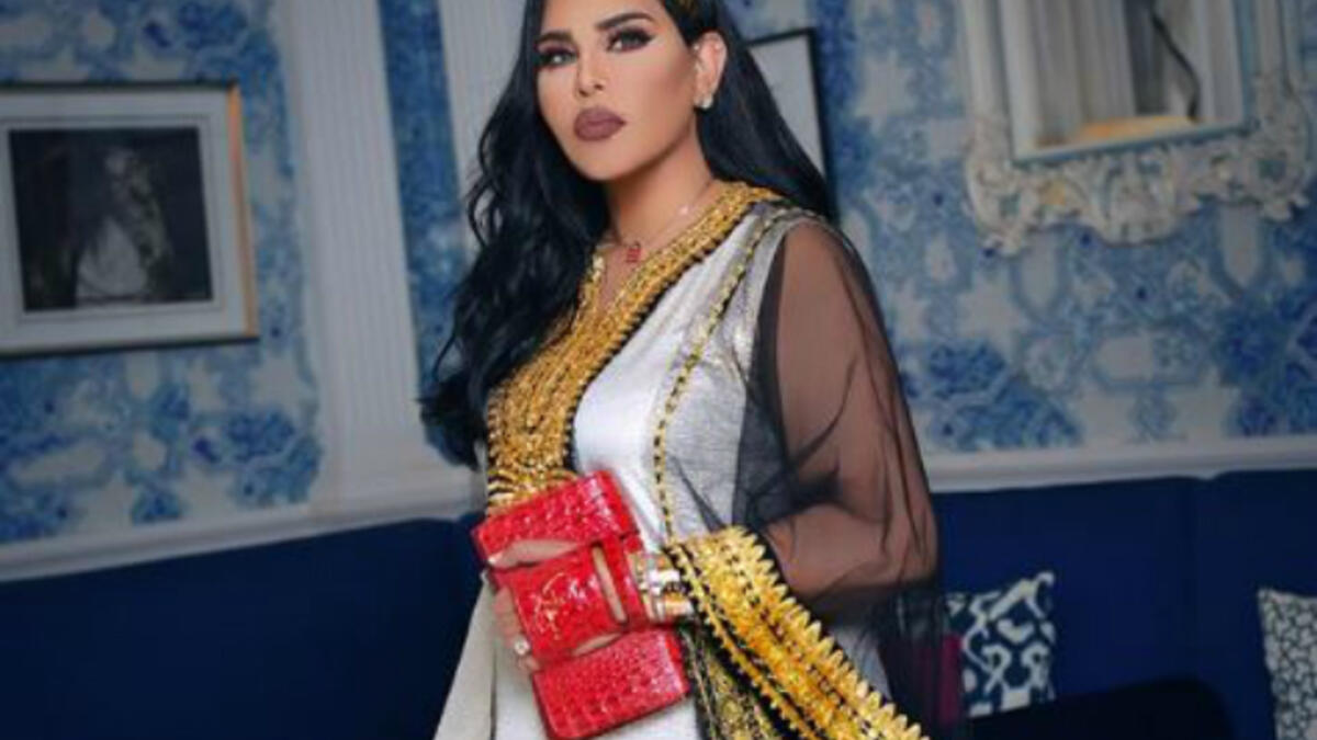 Ahlam posted pictures of herself wearing multiple Jalabiya designs that are available on her online store to
