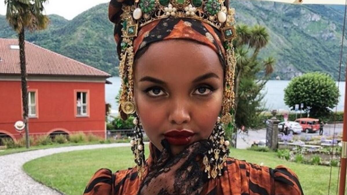Halima Aden is used to firsts (Instagram)