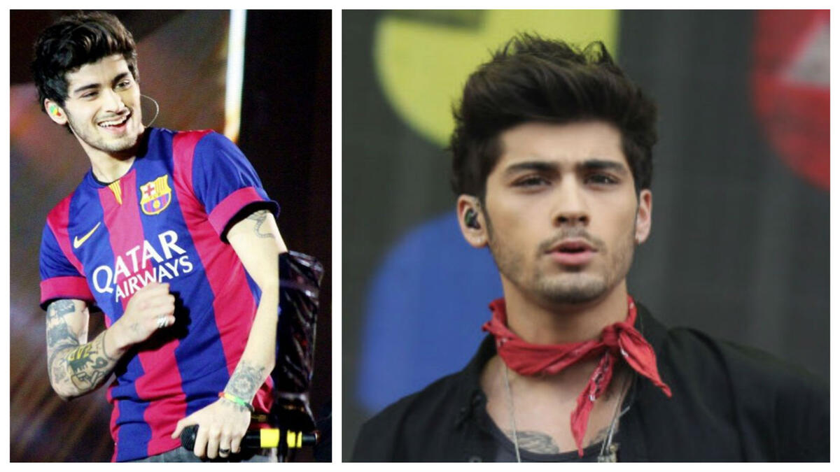 فضل المغني "زين مالك" في إحدى حفلات مجموعته في برشلونة أن يحيي الحفلة بقميص البلاوجرانا معبرًا بذلك عن عشقه للفريق.