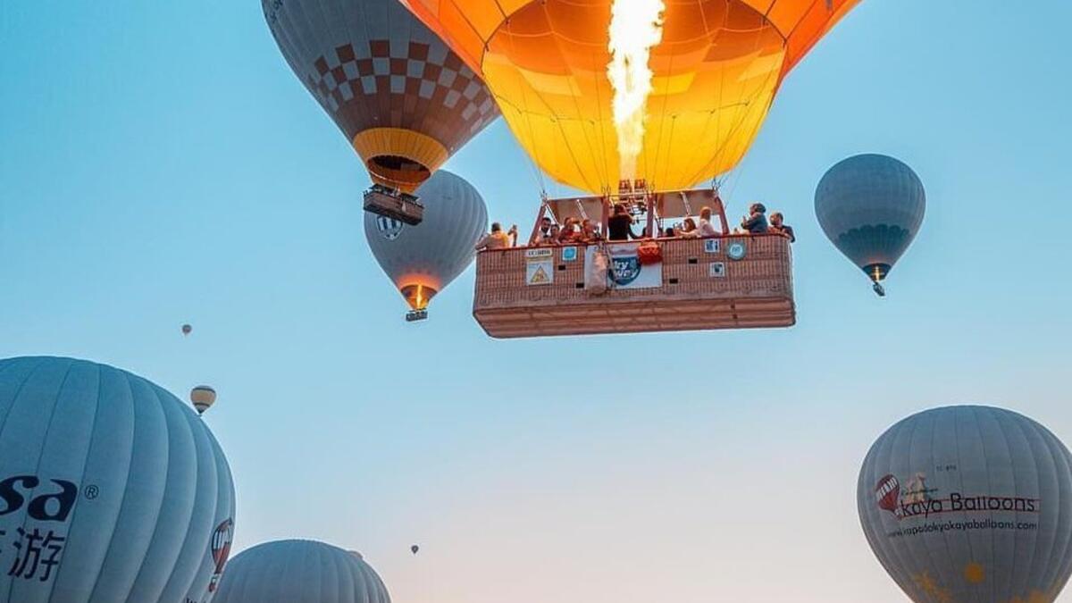 Cappadocia: Hot Air Balloon Flight at Sunrise (Twitter)