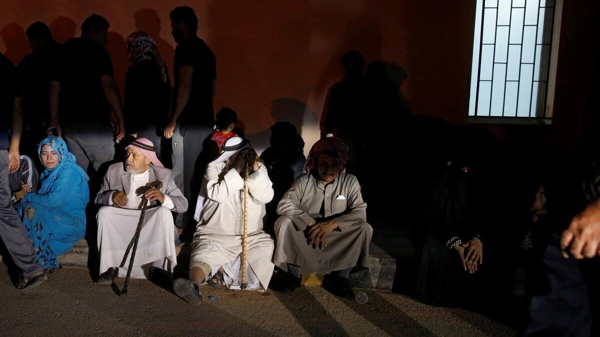 Hundreds of families and relatives converged to the Southern Shouneh Public Hospital to inquire about their missing children  (Twitter)