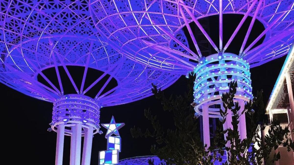 Santas Island sparkles the brightest and brims with lively shopping and festivities at Bluewaters Dubai (Twitter)