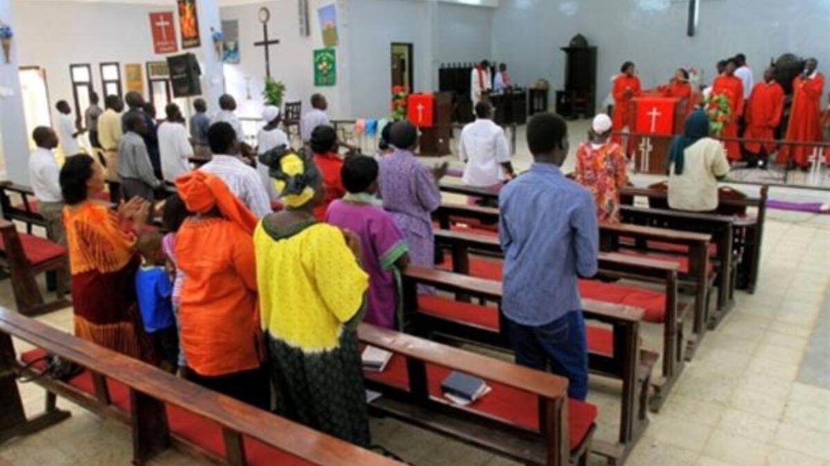 Sudan: Last Easter in United Sudan, having lost many of the congregation to the south.