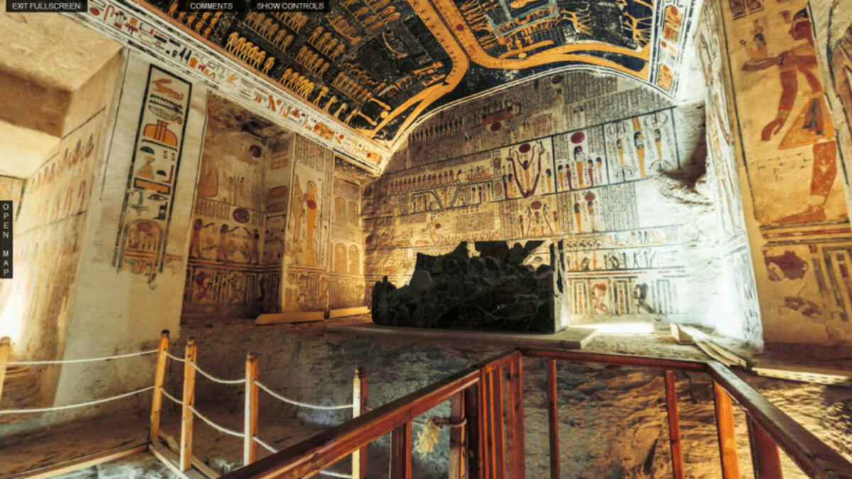 the tomb of Ramesses VI, Valley of the Kings, Egypt. (seanmunger.com)