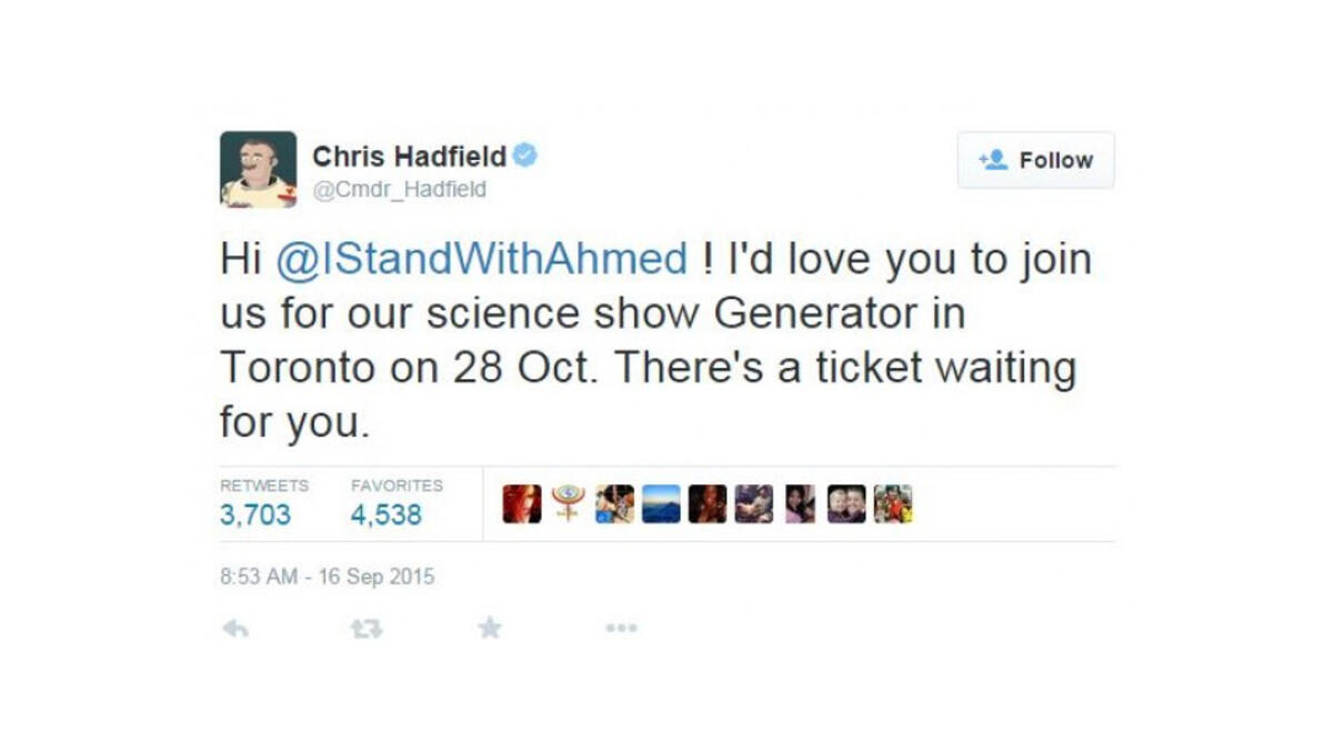 astronaut chris hadfield tweet