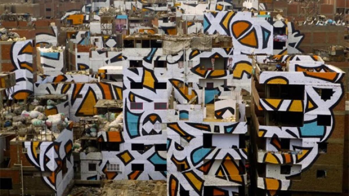 El Seed Garbage City mural