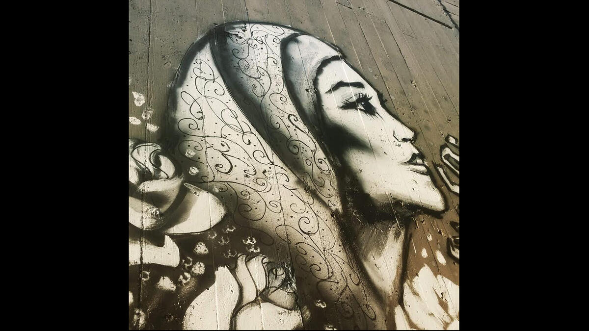 Graffiti artist Laila Ajjawi