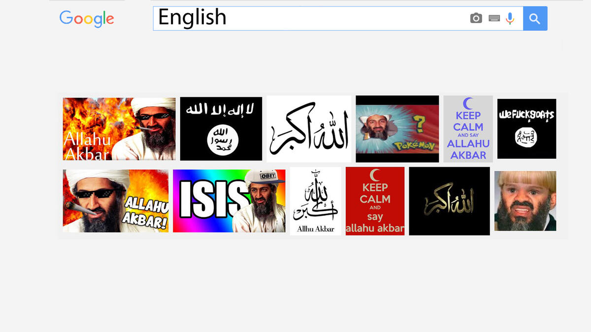 Google images Allahu Akbar