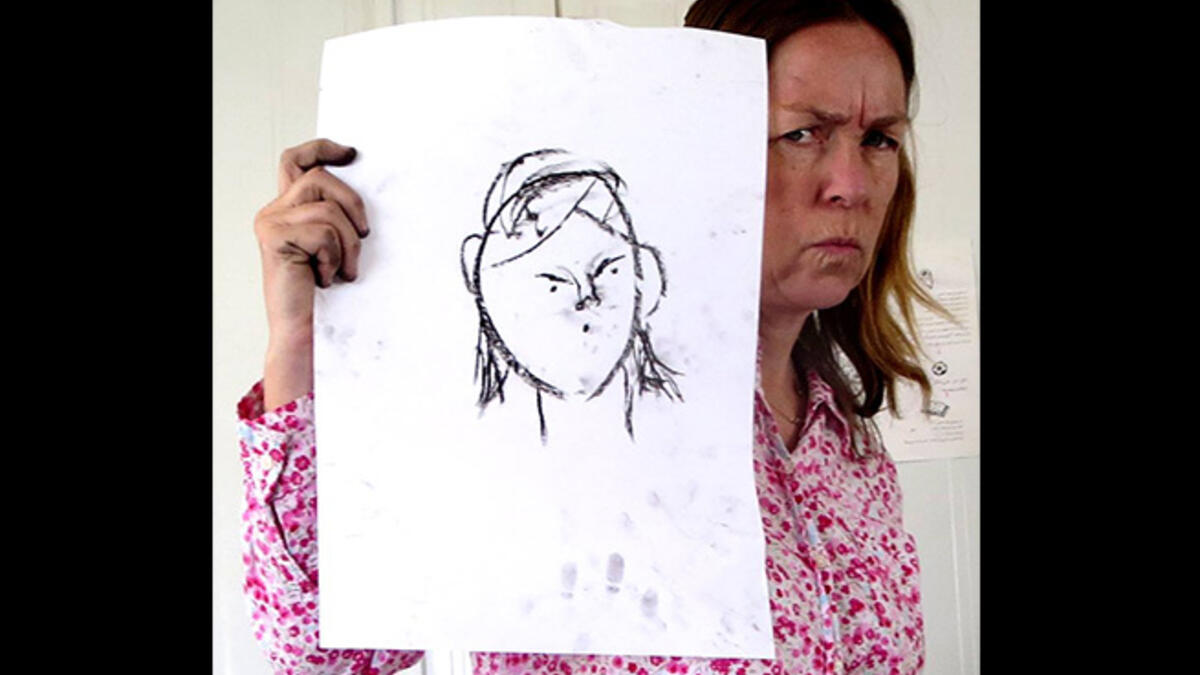 The graphic novel format was new to all, so Bradbury taught facial proportions and different means of conveying emotion. Eyebrows dragged downward quickly convey anger, an important insight into storytelling when images replace words. A funny face by the teacher drove the lesson home.