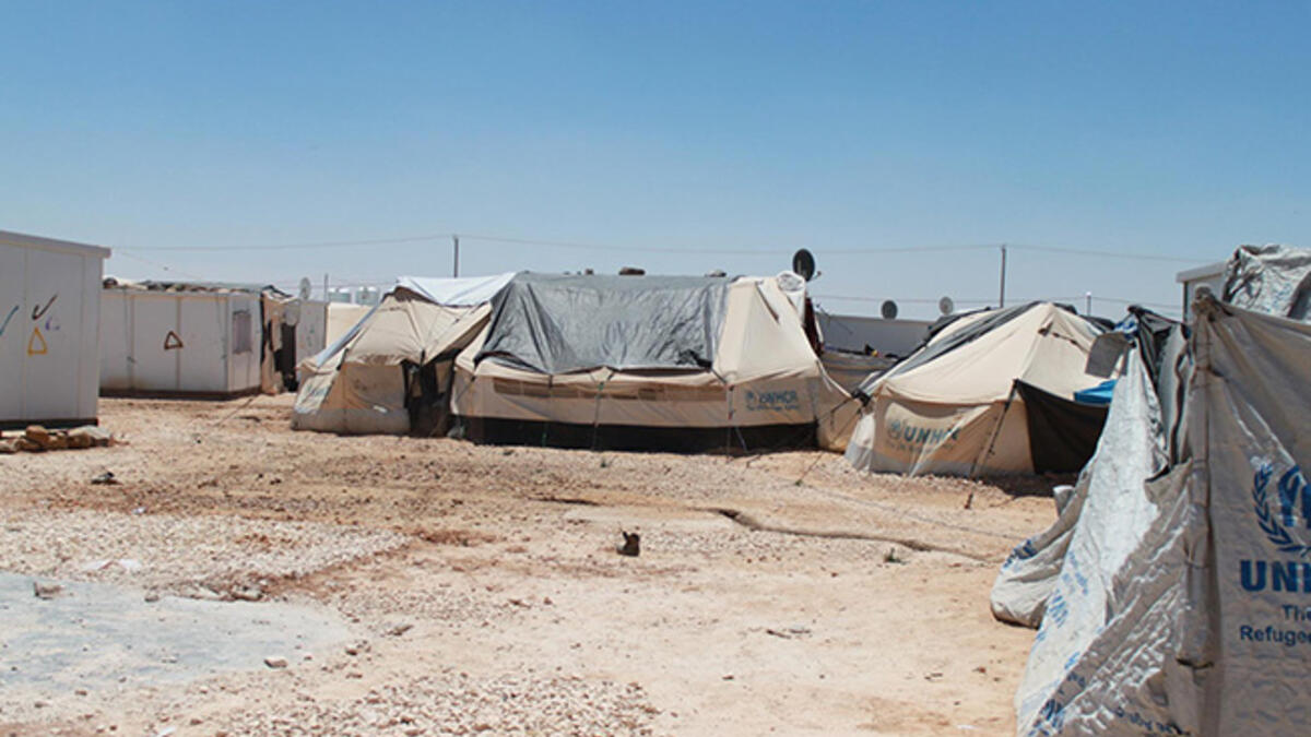 A simple reminder of where this creativity is happening.  Not in art museums, universities or art studios. But within a fenced compound atop hard-packed desert sand called Zaatari.
