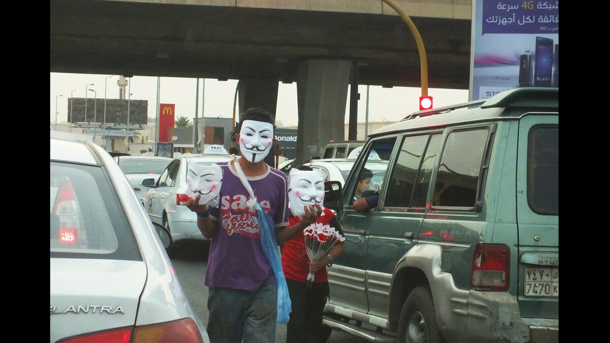 saudi arabia guy fawkes