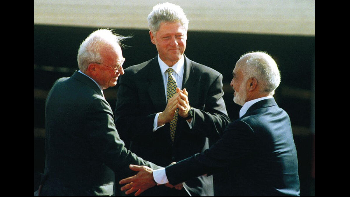 Israel Jordan peace treaty