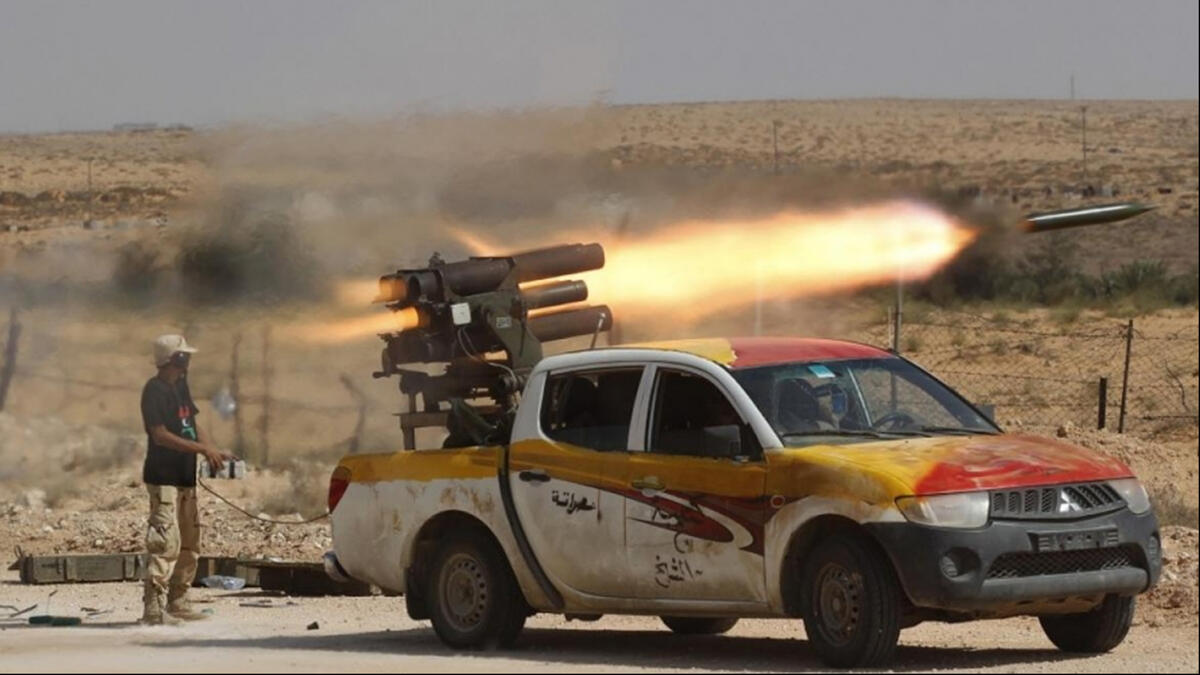 Only two months after being elected, the new parliament is forced out of its home in Tripoli by Libya Dawn, a loose coalition of rebel factions and tribal fighters. Libya Dawn reinstalls the General National Congress that was elected in 2012. Meanwhile, parliament sets up shop in eastern city Tobruk, where Haftar and his soldiers are based.