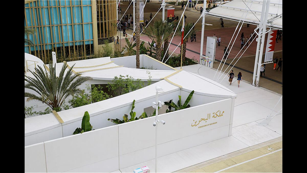 Bahrain pavilion Milan Expo 2015
