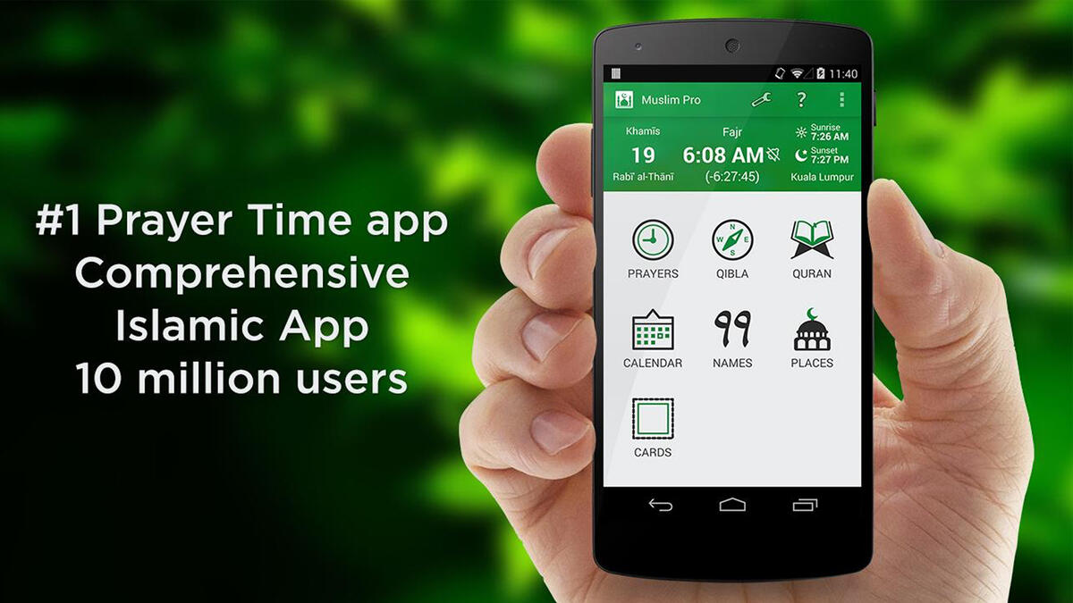 Muslim pro app