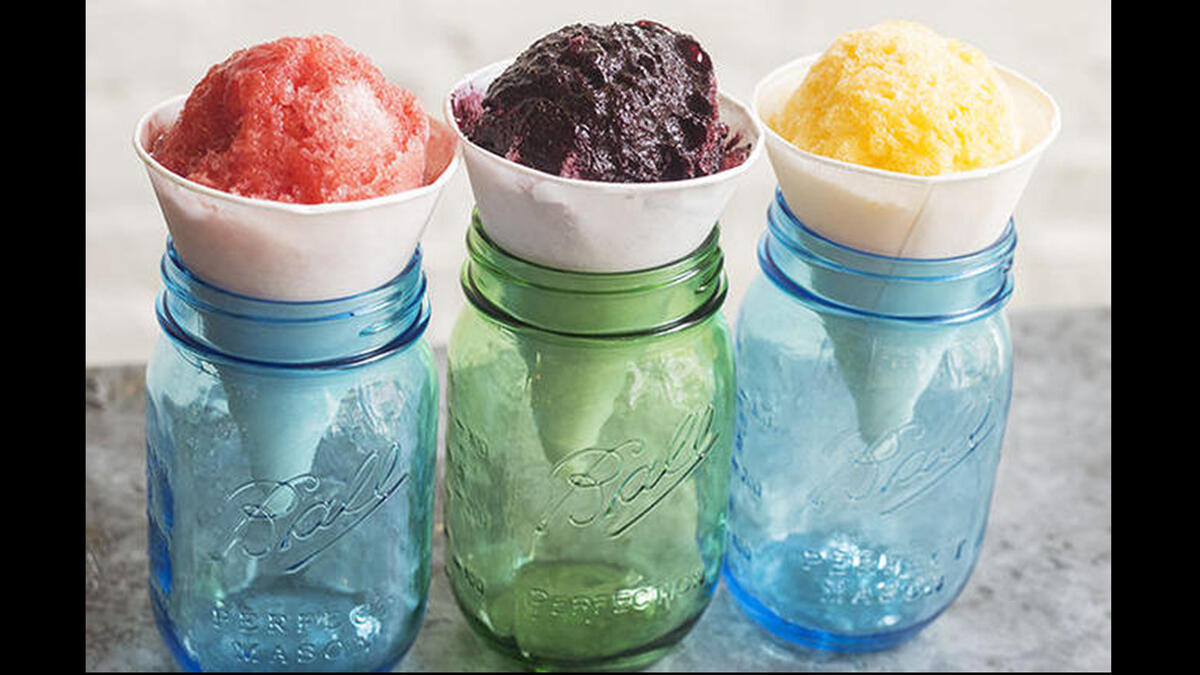 snow cones