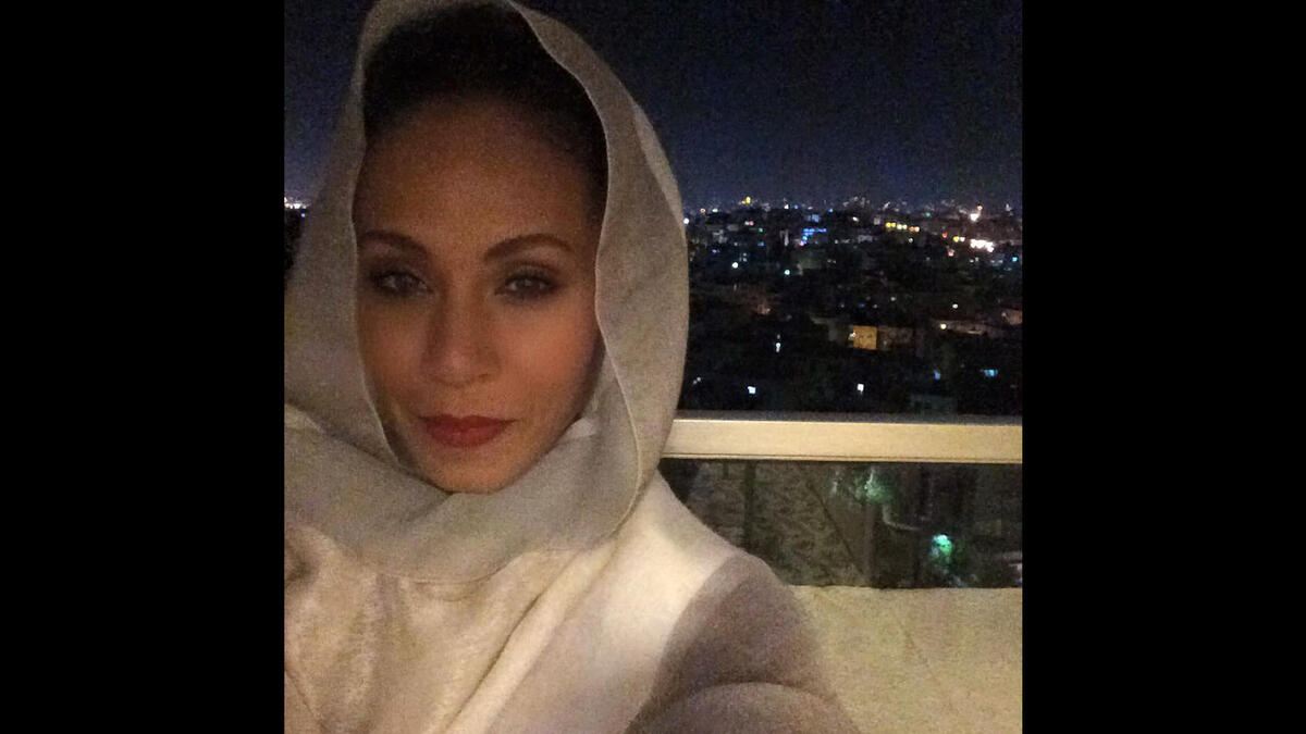 Jada Pinkett Smith arabic dress
