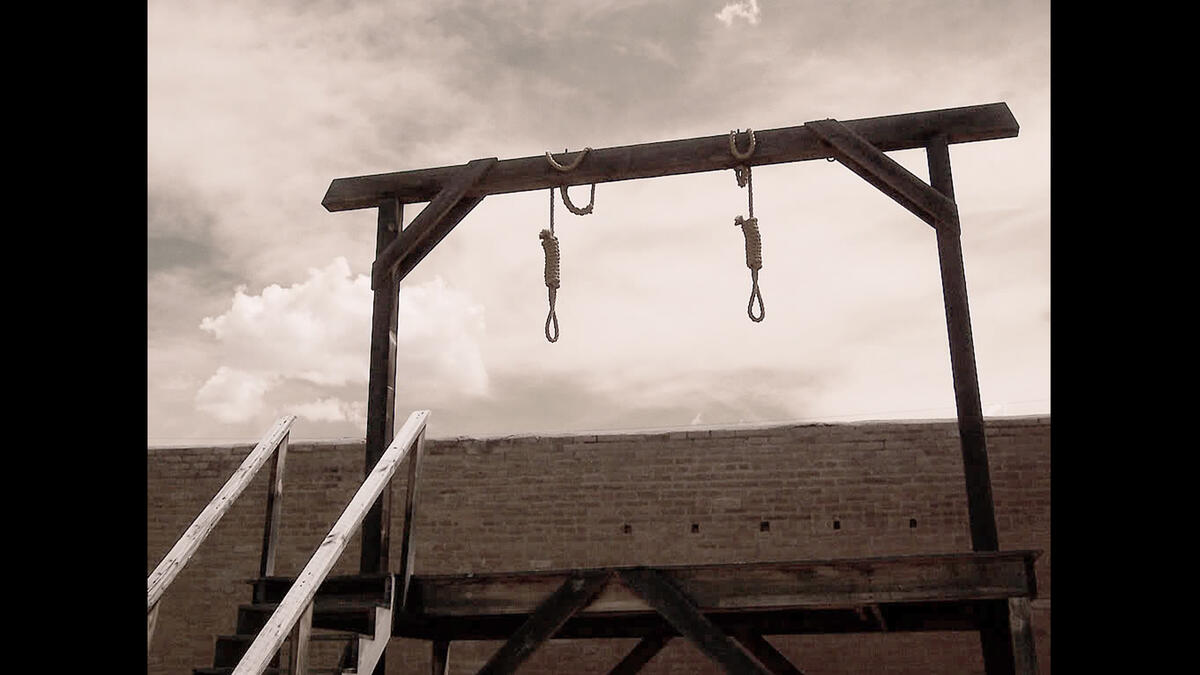 hanging gallows