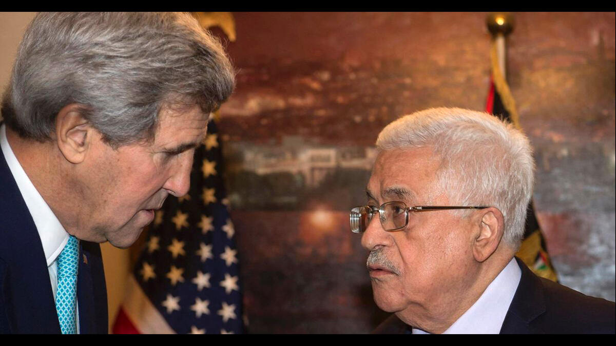 john kerry mahmoud abbas