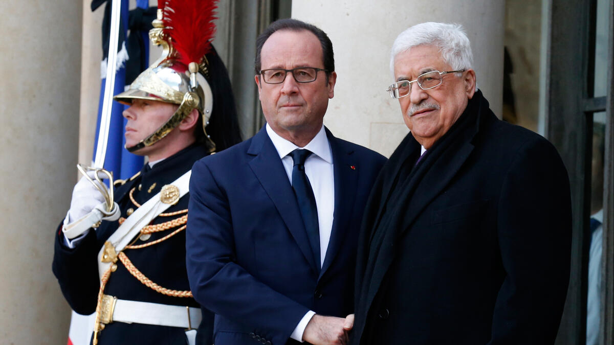francois hollande abu mazen