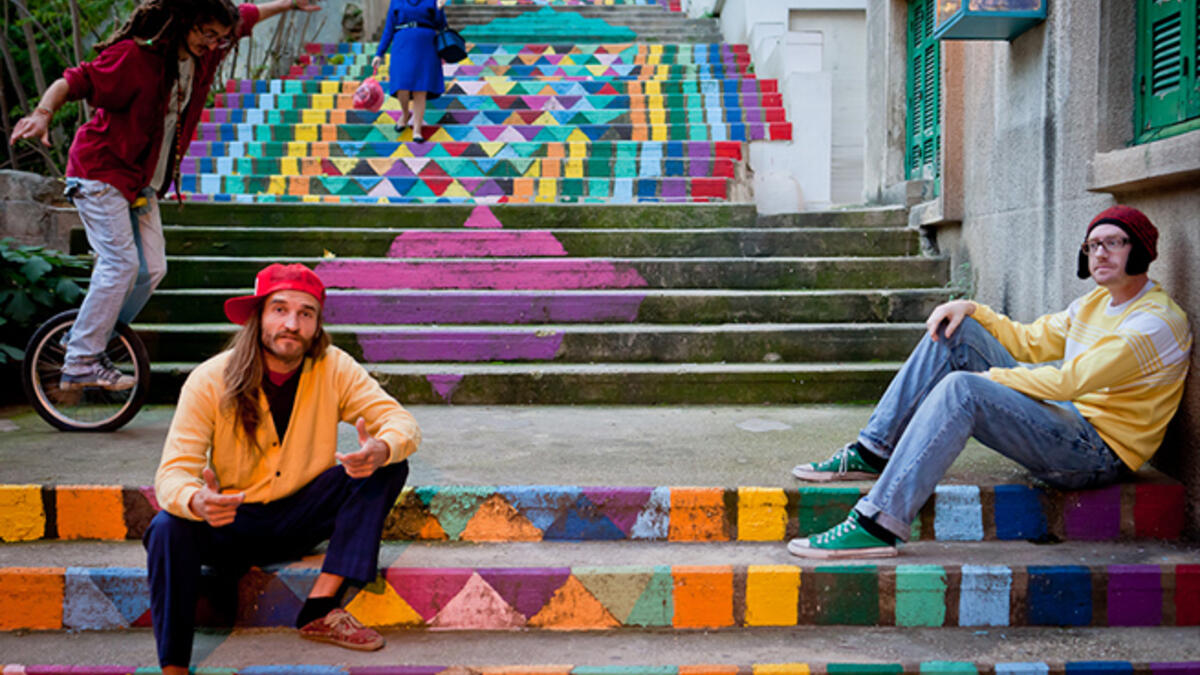 mar mikael beirut hipsters unicycle staircase