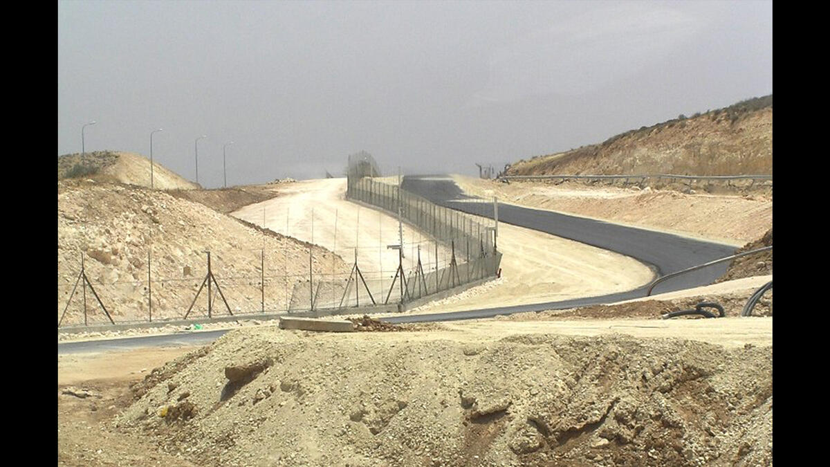 Israel barrier fence