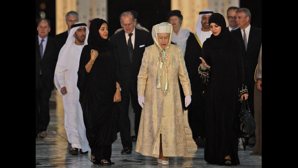 Queen Elizabeth hijab