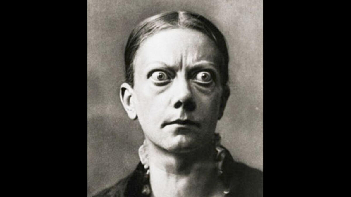 mother glaring angry looks