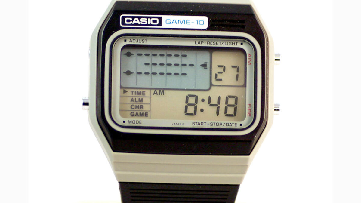old casio digital watch