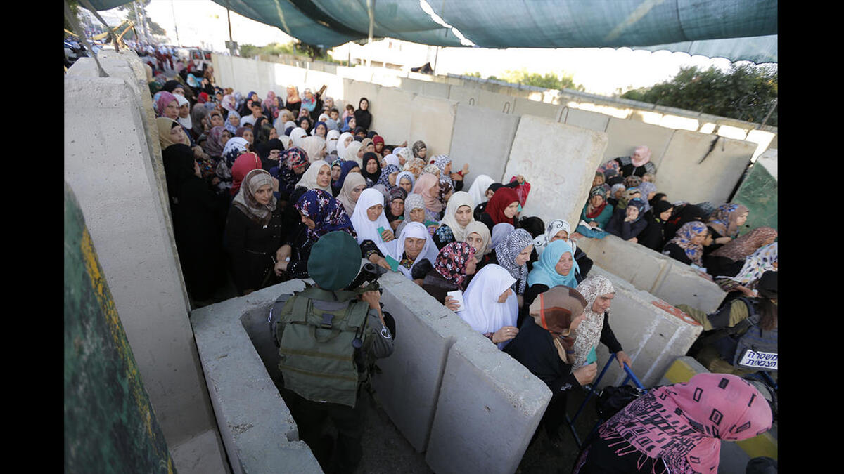 palestinian checkpoint