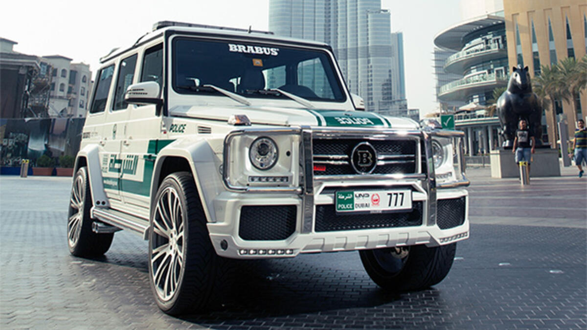 Dubai police car