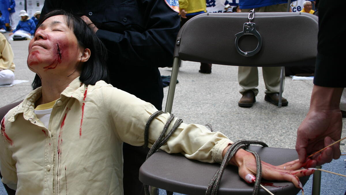 Fingernail Pulling, As benign as this sounds, having your fingernails ripped off is excruciatingly painful. This technique has been used since the beginning of recorded history by both state and non-state actors (gangs, mafia, etc). It has also been called “denailing.” (Minghui.org)