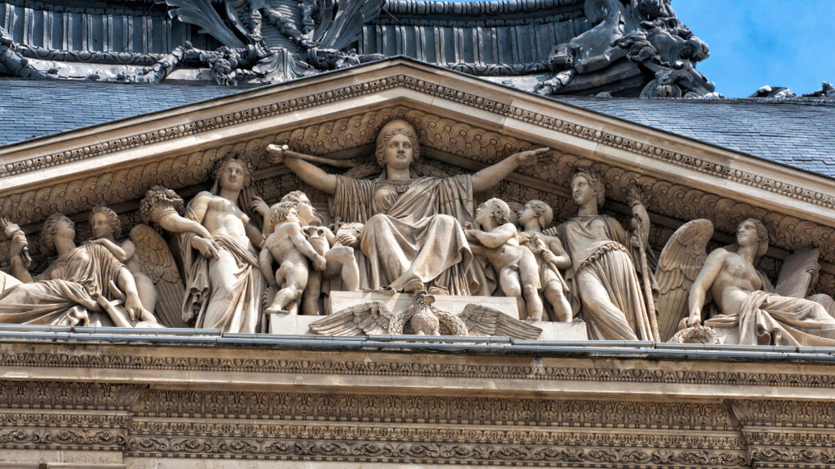 Details of the amazing architecture of the Louvre Museum.(Shutterstock/ File)